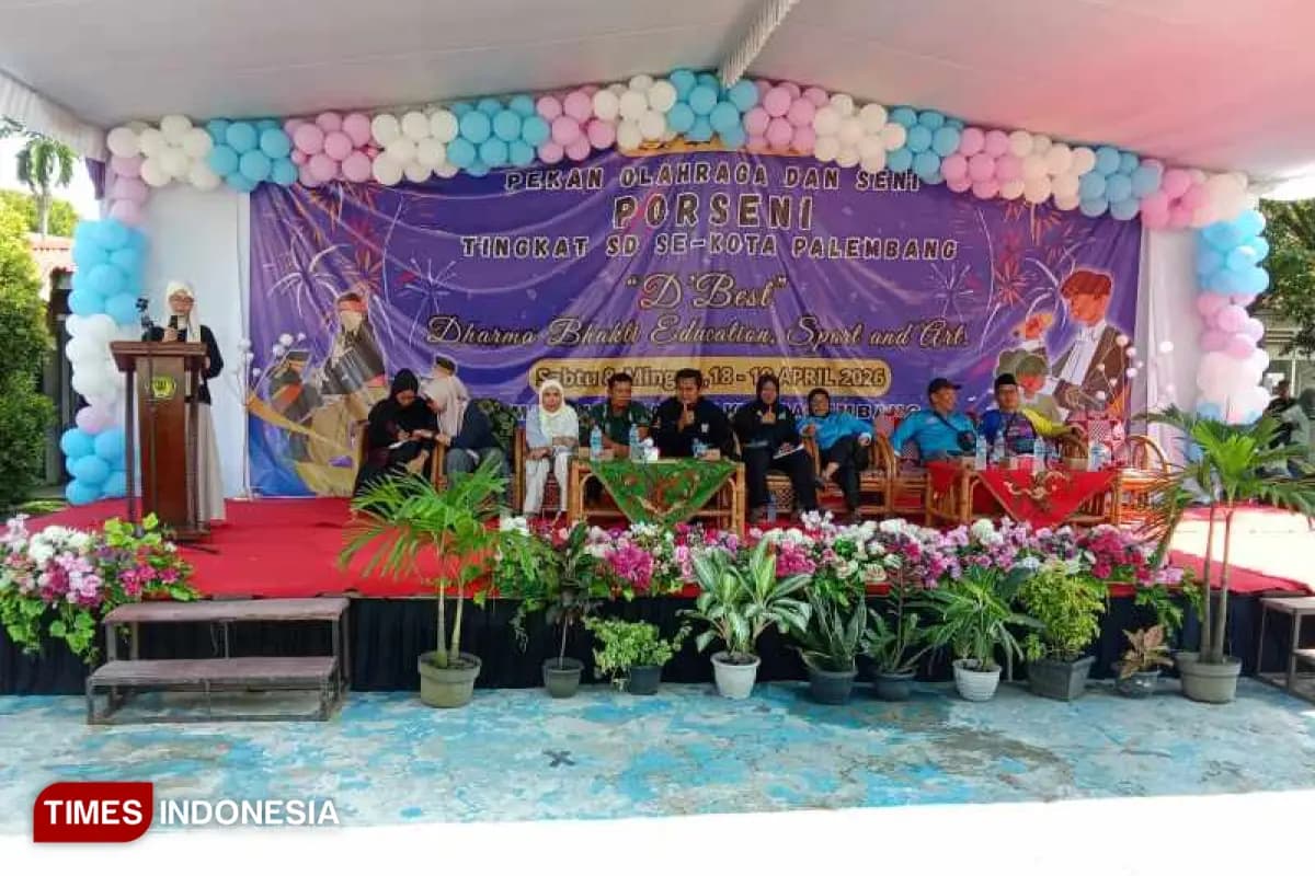 Yayasan Lembaga Pendidikan Dharma Bhakti Palembang Gelar PORSENI Tingkat SD